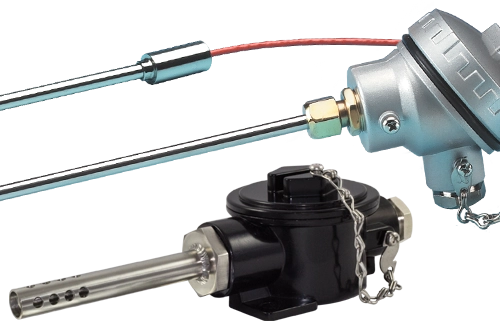 RTD Pt100 sensors with an assortment of terminations and styles